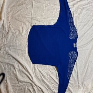 Blue Women's Sweater Cardigan